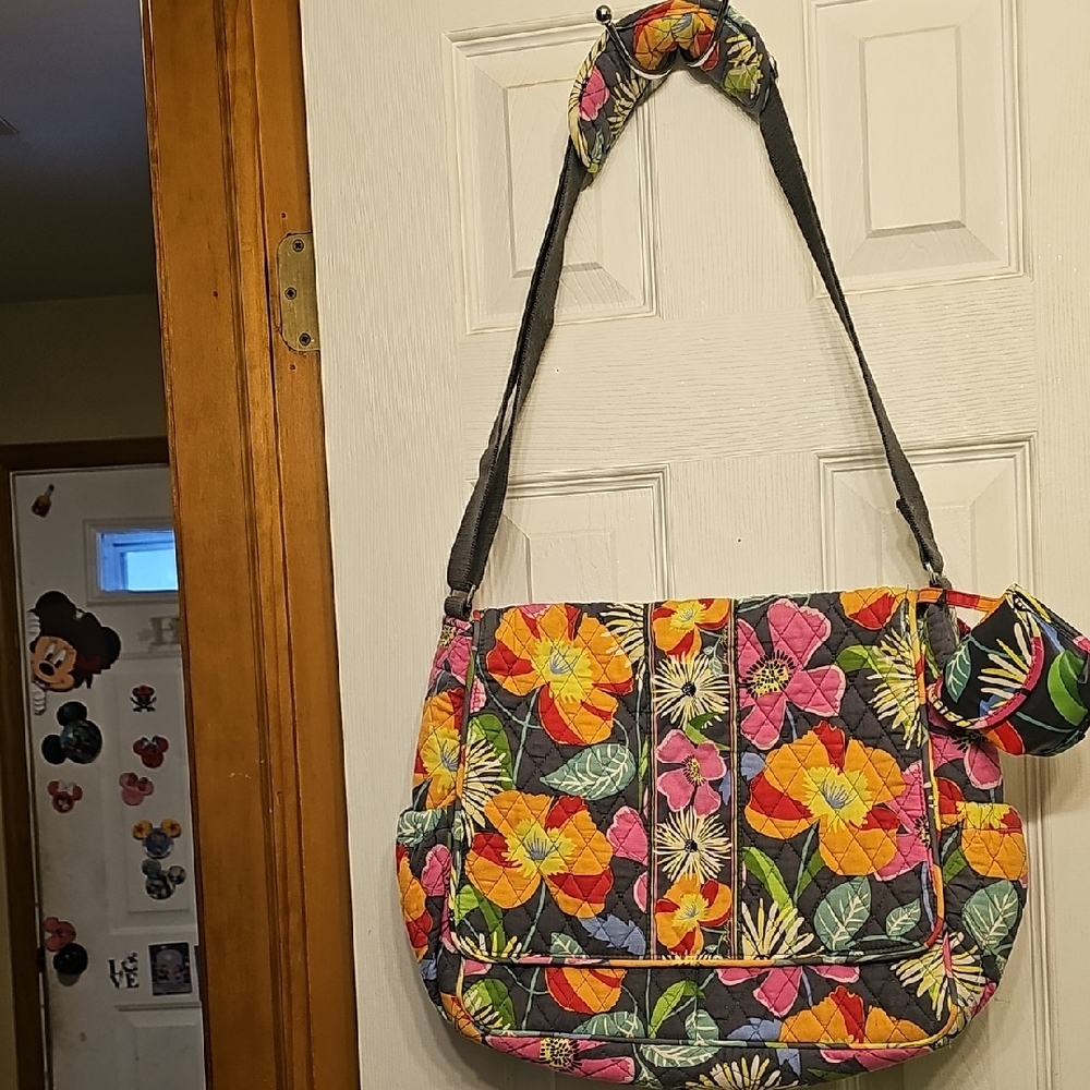 Vera Bradley Vibrant Floral Shoulder Bag